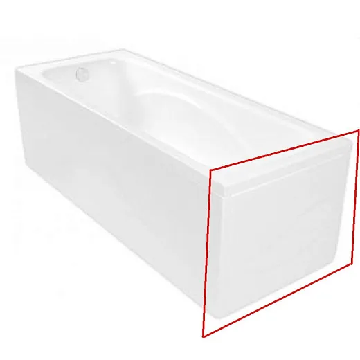 Боковой экран для ванны Poolspa Linea, Gemini 80