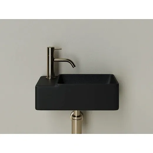 Умывальник Ceramicanova Element 40см подвесной черный матовый, CN5046MB