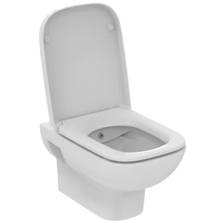 Унитаз напольный безободковый с функцией биде Ideal Standard i.life A T481901 для монтажа с бачком, технология RimLS+