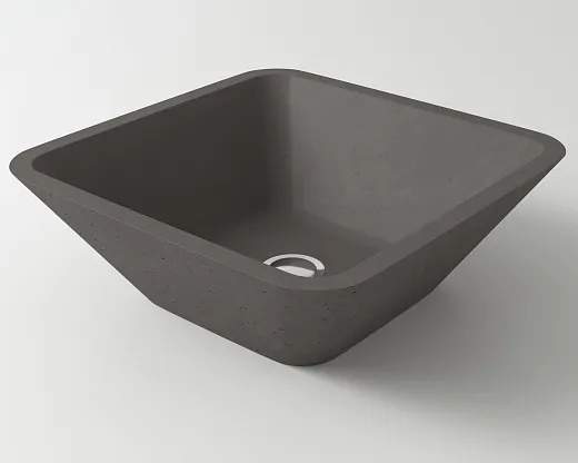 Умывальник Holbi Saturn 43х43см из Solid Surface, 1.02.004.11.1.3.1