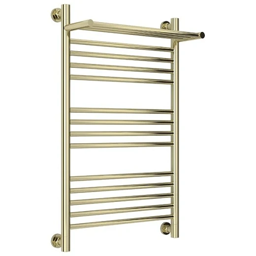 Полотенцесушитель водяной Сунержа Богема+, 800x500, с полкой, цвет шампань, 020-0223-8050