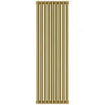Радиатор трубчатый Сунержа Эстет-11, 9 секций, боковое подключение, цвет матовое золото, 032-0302-1209