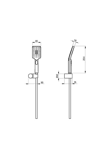 Душевой гарнитур Deante Alpinia NGA_Z41K золото