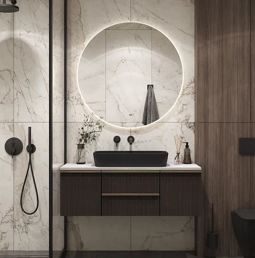 Зеркало Continent Ember Led D 600 ЗЛП4903 с подсветкой и бесконтактным сенсором