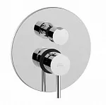 Смеситель Paffoni Light LIG018CR для душа встраиваемый, с внутренней частью, цвет хром