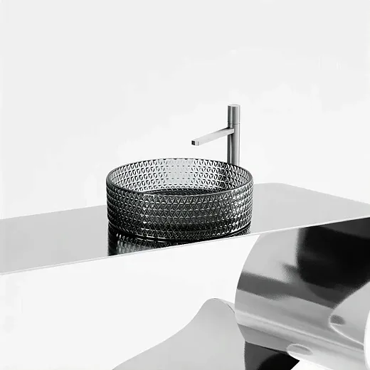 Раковина Ceramicanova Cristal CN6060, 36 см, стекло, цвет черный