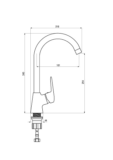 Кухонная мойка Deante Corio ZRCC2113 67x44 графит с сифоном и смесителем