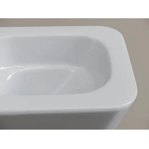 Подвесной безободковый унитаз Ceramicanova Miro CN11003T, Торнадо, крышка микролифт, белый