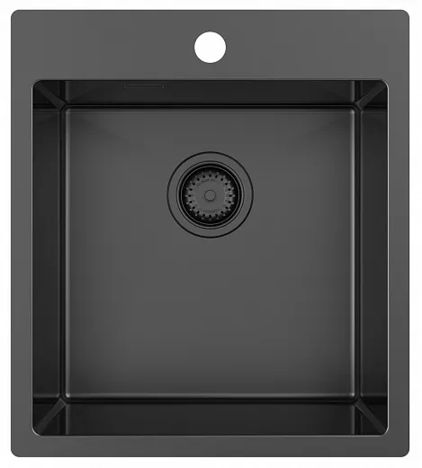 Мойка кухонная ZorG ZRN 5045 Premium PVD Gunblack