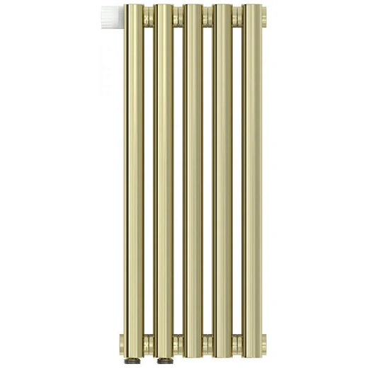 Радиатор трубчатый Сунержа Эстет-1 EU50, 5 секций, левое/правое нижнее подключение, цвет шампань, 020-0310-5005/020-0311-5005