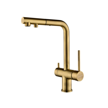 Смеситель PAULMARK SERPENTINE Se213222-BR, (бронза) Смеситель PAULMARK SERPENTINE Se213222-BR, (бронза)