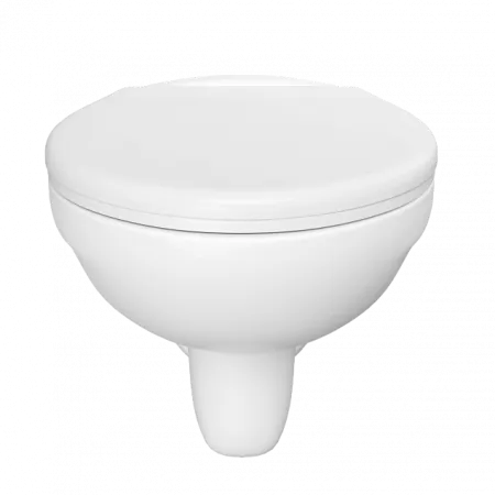 Подвесной унитаз VitrA Normus ободковый Open-Rim санитарный фарфор антибактериальное покрытие Hygiene, белый, 6855B003-0101