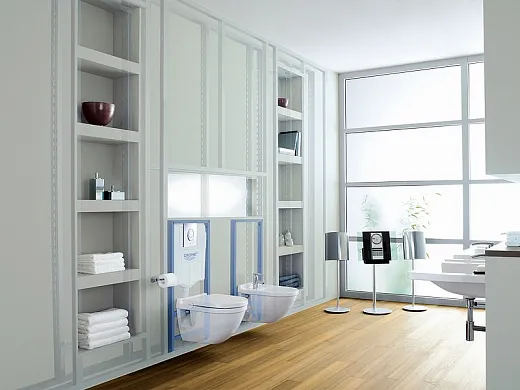 Система инсталляции для унитазов Grohe Rapid SL 4 в 1 с кнопкой смыва 38536001 + 38505000 + 37131000