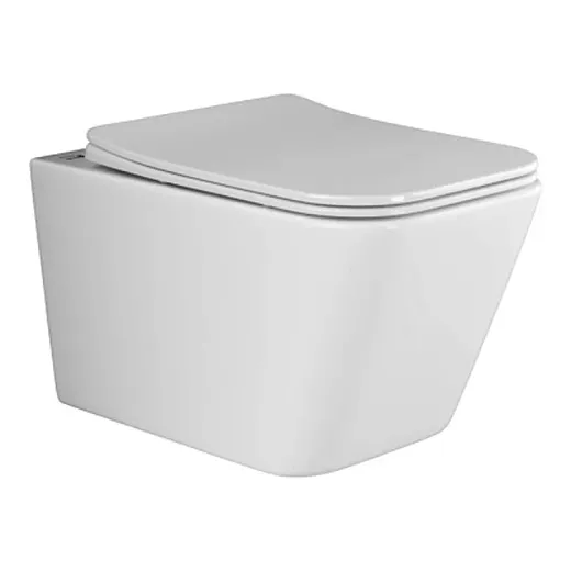 Инсталляция Ceramicanova Envision с унитазом Ceramicanova Metric CN3007_1002B_1000 Rimless CN3007, крышка микролифт, клавиша Flat черный матовый