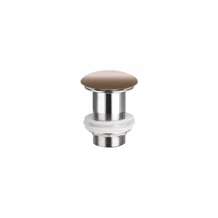 Донный клапан Ceramicanova CN2000MC, без перелива, керамическая накладка, цвет капучино матовый