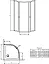 Душевой уголок Radaway Classic A 1850 90x90x185 прозрачное/белый