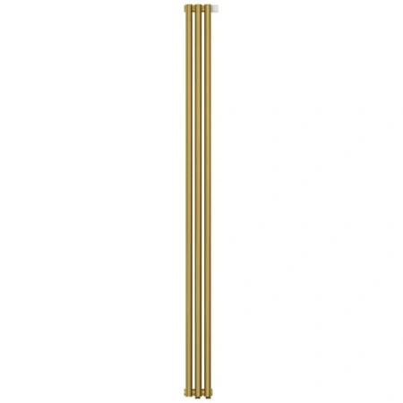 Радиатор трубчатый Сунержа Эстет-0 EU50, 3 секции, нижнее подключение левое/правое, цвет золото, 03-0320-1803/03-0321-1803