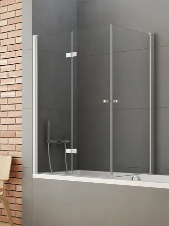 Шторка на ванну New Trendy NEW SOLEO P 100x70x140