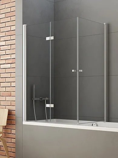 Шторка на ванну New Trendy NEW SOLEO P 100x70x140