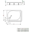 Поддон для душа Radaway Delos D1000, 75 х 100 см, прямоугольный, 4D17515-03L/R Поддон для душа Radaway Delos D1000, 75 х 100 см, прямоугольный, 4D17515-03L/R