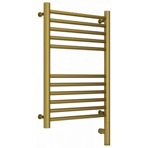 Полотенцесушитель электрический Сунержа Богема 3.0, высота 60 см, ширина 40 см, диммер слева/справа, цвет состаренная латунь, 051-5804-6040/051-5805-6040