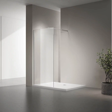 Душевой уголок Veconi Korato KR-72 90x200 прозрачное стекло / профиль хром Душевой уголок Veconi Korato KR-72 90x200 прозрачное стекло / профиль хром