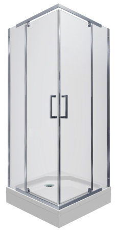 Душевой уголок Тритон Каппа Хром А1 90x90 стекла прозрачные / профиль хром / с поддоном Душевой уголок Тритон Каппа Хром А1 90x90 стекла прозрачные / профиль хром / с поддоном