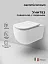 Подвесной унитаз Ceramicanova Noel CN3013 Rimless, безободковый, крышка микролифт, белый, сантехфарфор