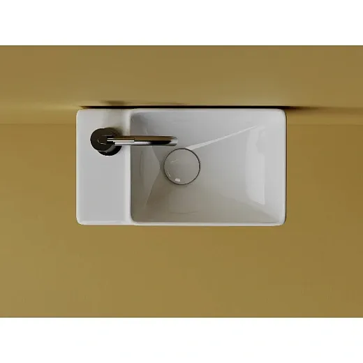 Умывальник Ceramicanova Element 40см подвесной белый, CN5046 сантехфарфор