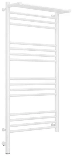 Полотенцесушитель электрический Сунержа Богема 3.0 1000 x 500 с полкой, ширина 53.2 см, высота 112.4 см, белый, L/R