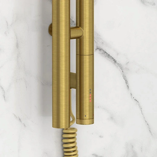 Полотенцесушитель электрический Сунержа Нюанс 3.0, 1200x100, цвет состаренная латунь, 051-5843-1253