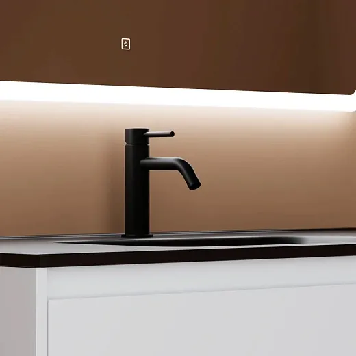 Тумба под раковину Sancos Libra 100, подвесная, белый глянец, LB100W