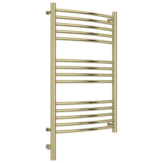 Полотенцесушитель электрический Сунержа Богема 3.0, высота 80 см, ширина 50 см, диммер слева/справа, цвет шампань, 020-5802-8050/020-5803-8050