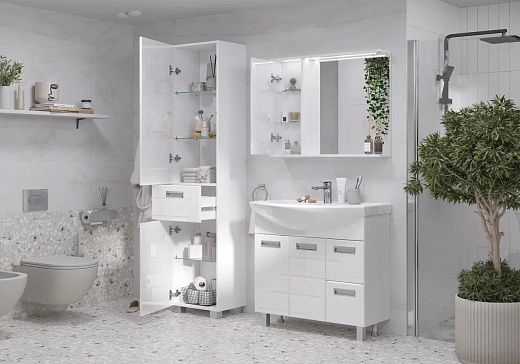 Тумба с умывальником Volna Joli tnJOLI80.2D.2Y-01-1 Балтика 80