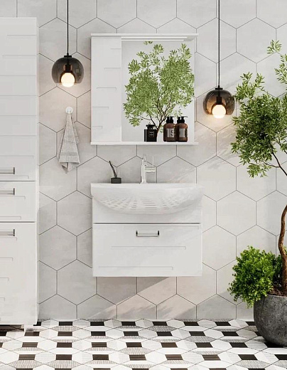 Тумба подвесная Volna Joli 70.1Y под умывальник Балтика белая