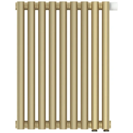 Радиатор отопления Сунержа Эстет-11 EU50, 9 секций, нижнее подключение, цвет матовая шампань, 022-0312-5009