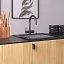 Мойка со стеклом ZorG GS 5553 black