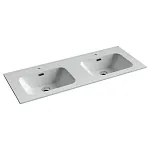 Раковина Ceramicanova Element CN7004 121 x 46.5 x 18 см, накладная, прямоугольная, с переливом, сантехфарфор