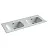 Умывальник Ceramicanova Element CN7004 121х46.5х18см накладной прямоугольный с переливом, CN7004