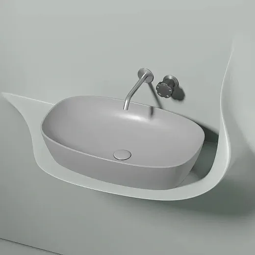 Умывальник Ceramicanova Element CN6049MSG 60см сантехфарфор серый матовый, CN6049MSG