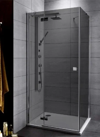 Душевой уголок Radaway Almatea KDJ 80 х 100 х 195 см, стекло графит, профиль хром, L/R 32149-01-05NR Душевой уголок Radaway Almatea KDJ 80 х 100 х 195 см, стекло графит, профиль хром, L/R 32149-01-05NR