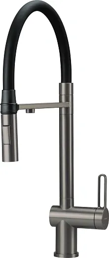 Смеситель для кухни Deante Magnetic Titanium BRM_D75M, гибкий излив, титан