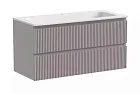 Тумба под раковину Sancos Snob R 100 см подвесная, Doha Soft, SNR100SM