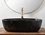 Умывальник Rea Belinda Black Marble Matt 46.5х33,5, REA-U8908