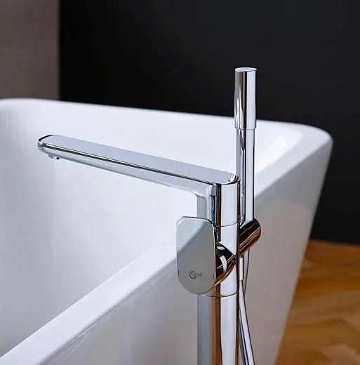 Смеситель Ideal Standard Tonic II напольный для ванны с душем, хром, A6347AA