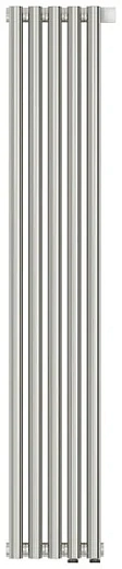 Радиатор стальной трубчатый Сунержа Эстет-00 EU50, ширина 25 см, высота 120 см, 5 секций, нижнее подключение левое EU50/правое EU50, хром, 00-0322-1205