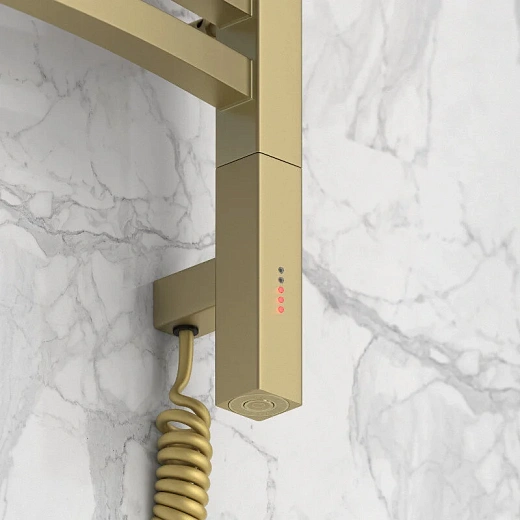 Полотенцесушитель электрический Сунержа Аркус 3.0, 800x600, цвет матовая шампань, 022-5704-8060/022-5705-8060