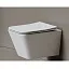 Подвесной безободковый унитаз Ceramicanova Miro CN11003T, Торнадо, крышка микролифт, белый