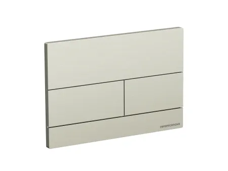 Кнопка смыва Ceramicanova Баланс (Balance) Прямоугольник (Rect), брашированный никель, CN12-004BN