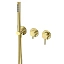 Смеситель для душа AQUAme Siena AQM8805BG брашированное золото встраиваемый